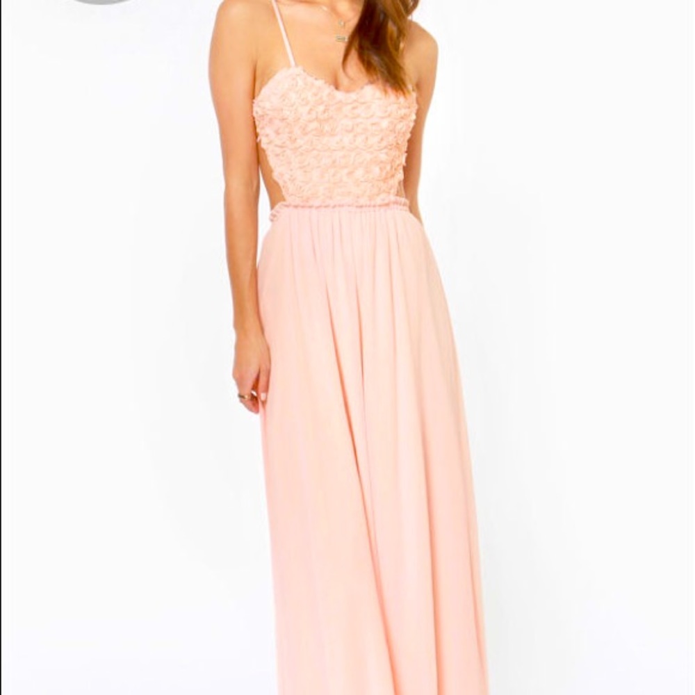 The Prettiest Rose Lulu’s Backless Dress